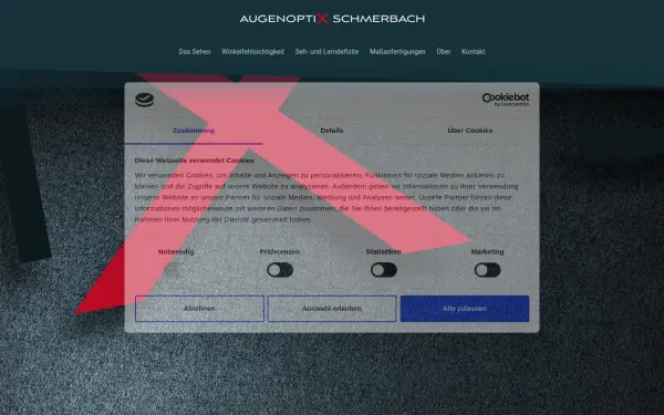 www.augenoptix-schmerbach.de