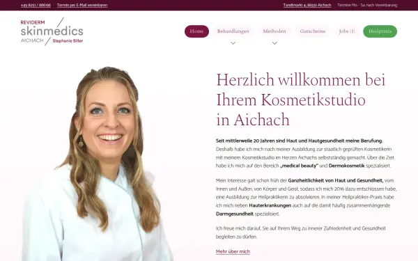 www.reviderm-skinmedics-aichach.de