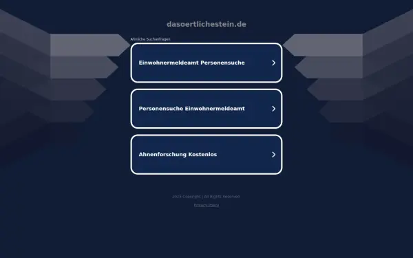 dasoertlichestein.de