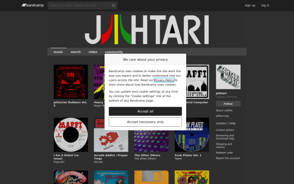 jahtari.bandcamp.com