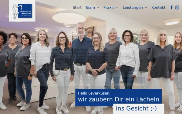 zahnaerzte-waldsiedlung.de