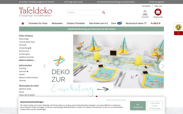 www.tafeldeko.de