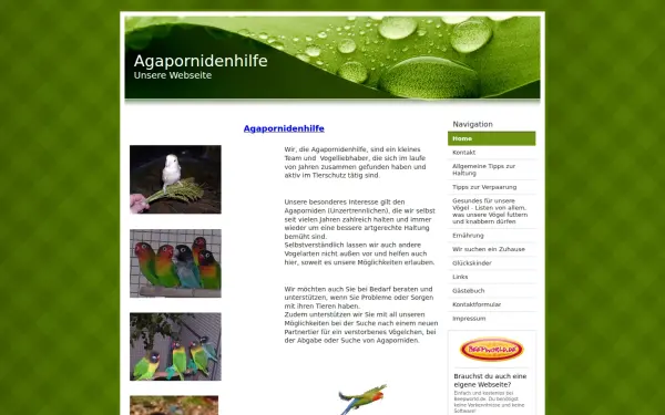 www.agapornidenhilfe.de