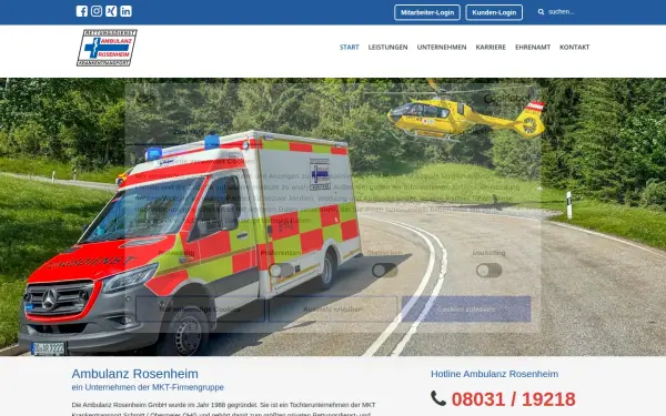 ambulanz-rosenheim.de