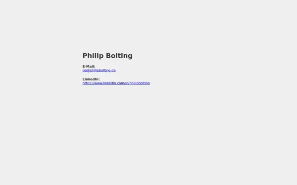 philipbolting.de