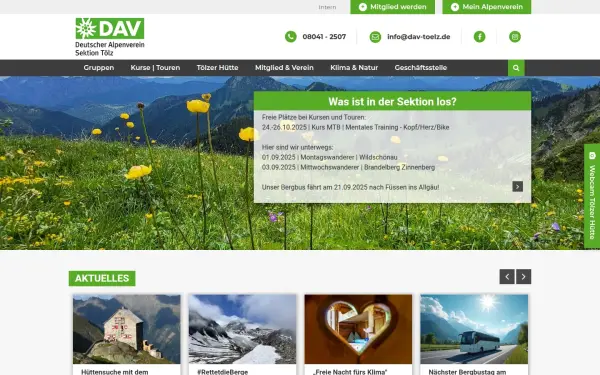 www.dav-toelz.de