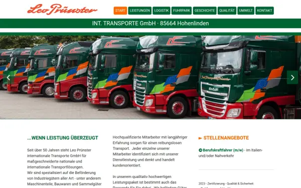 www.pruenster-transporte.de
