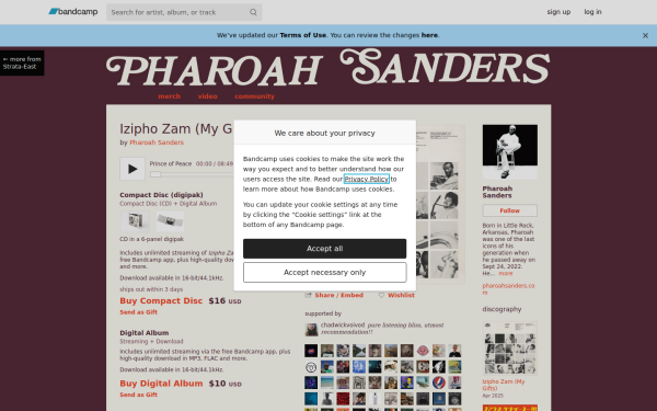 pharoahsanders.bandcamp.com