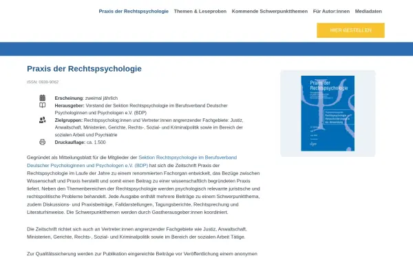 www.praxis-der-rechtspsychologie.de