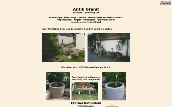 granittrog.de