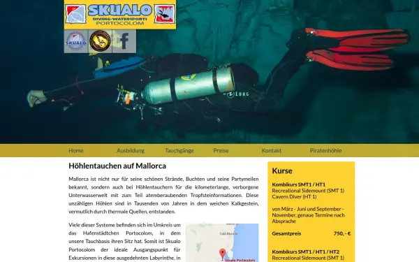 mallorcacavediving.com