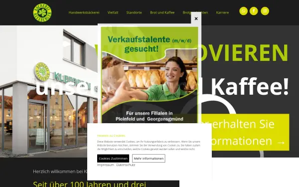 baeckerei-kleeberger.de