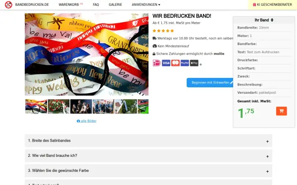 bandbedrucken.de