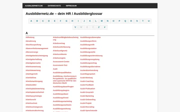 www.ausbildernetz.de