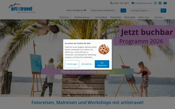 www.artistravel.eu