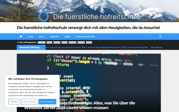diefuerstlichehofreitschule.de