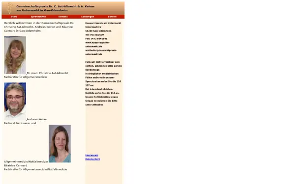 hausarztpraxis-untermarkt.de