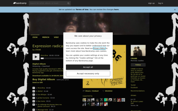 crabe.bandcamp.com