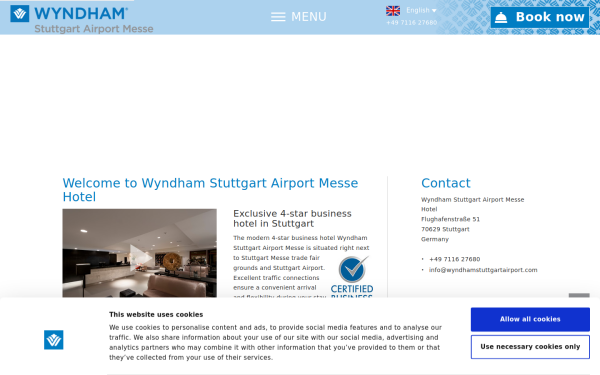 www.wyndhamstuttgartairport.com