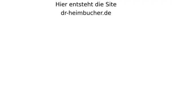 dr-heimbucher.de