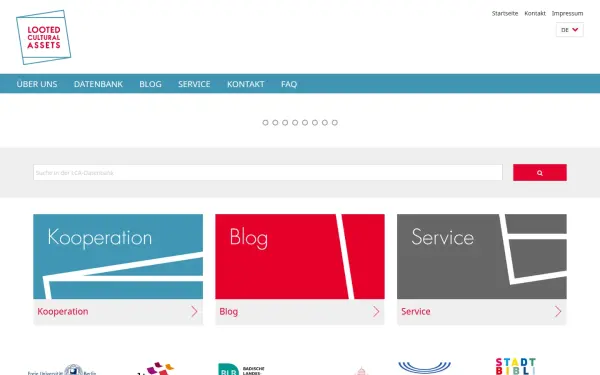 www.lootedculturalassets.de