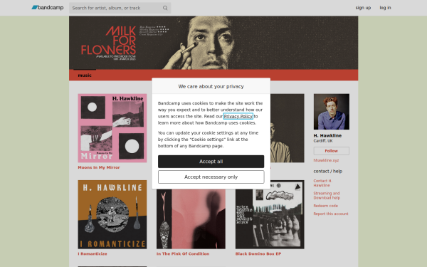 hhawkline.bandcamp.com