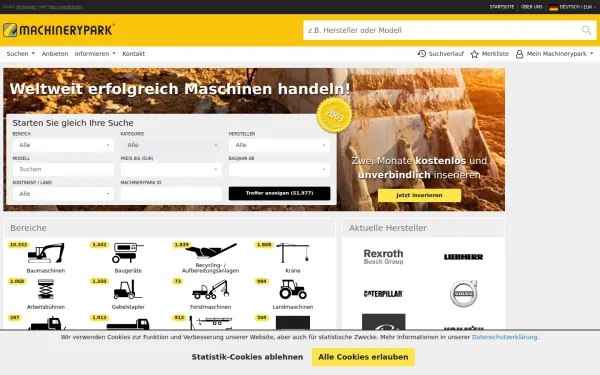 de.machinerypark.com