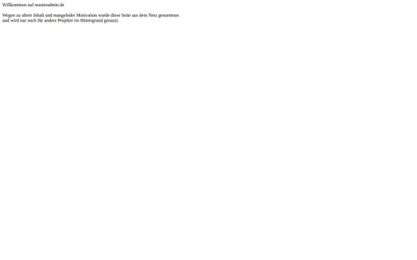 masteradmin.de