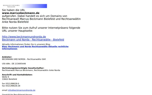 marcusbeckmann.de