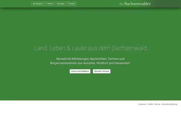 www.der-sachsenwalder.de
