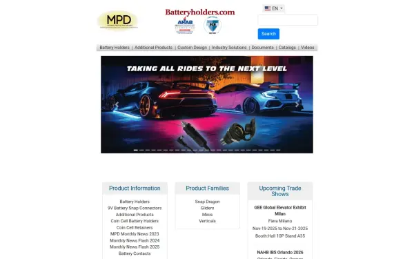 batteryholders.com