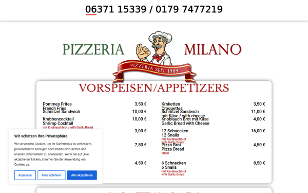 www.milano-online.de