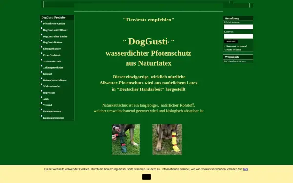 www.doggusti-pfotenschutz.de