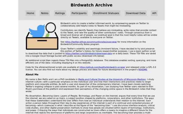 birdwatcharchive.org