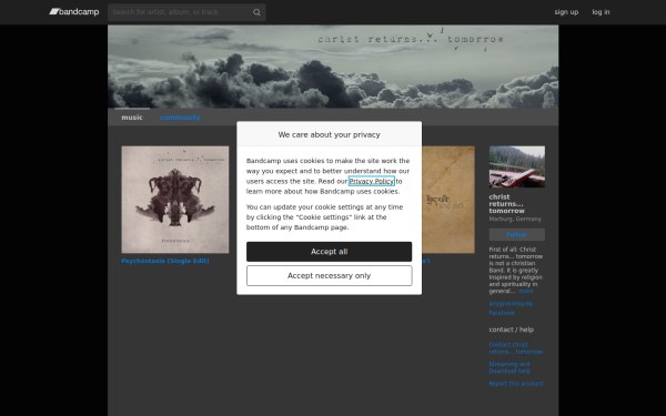 christreturnstomorrow.bandcamp.com