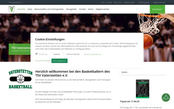 www.basketballvaterstetten.de