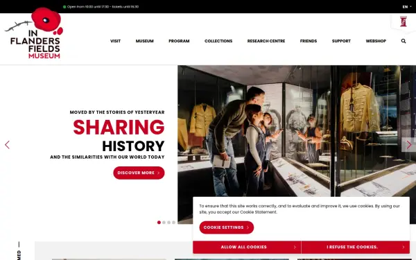 www.inflandersfields.be