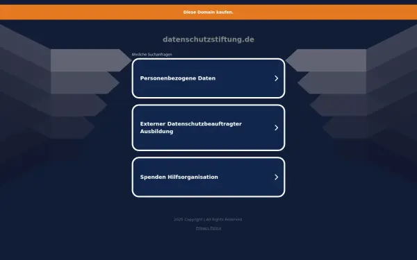 datenschutzstiftung.de