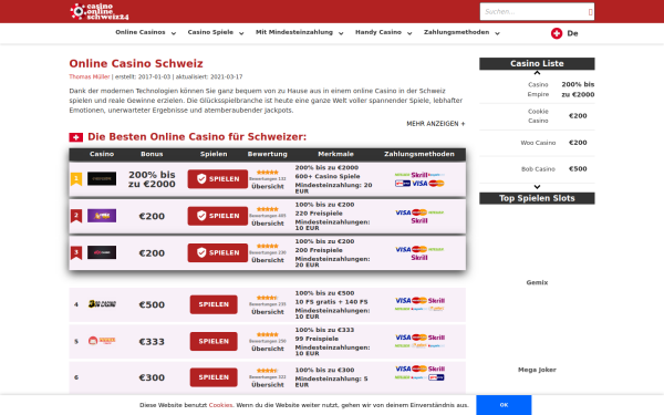 casinosonlineschweiz24.com
