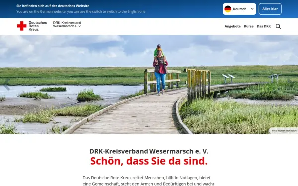 www.drk-wesermarsch.de