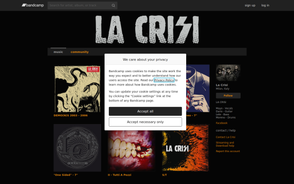 lacrisi.bandcamp.com