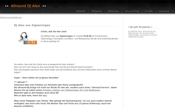 www.dj-alex-sigmaringen.de