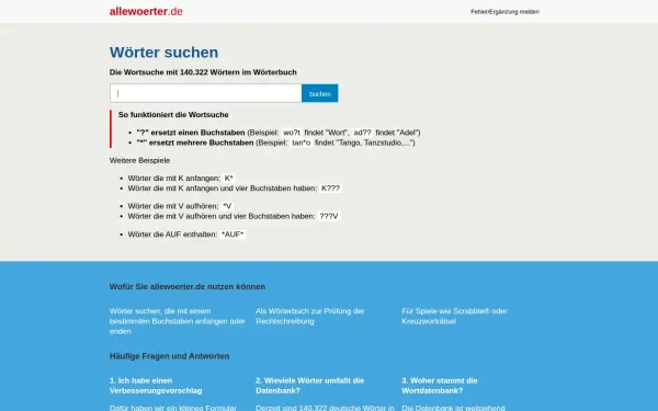 www.allewoerter.de