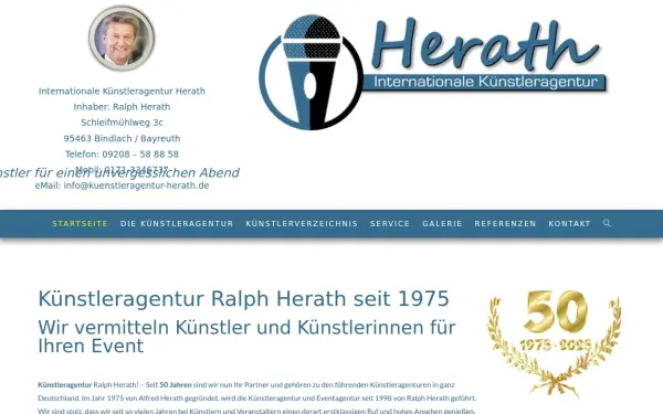 www.kuenstleragentur-herath.de