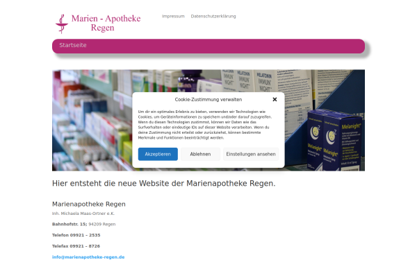 marienapotheke-regen.com
