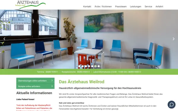 aerztehausweilrod.de