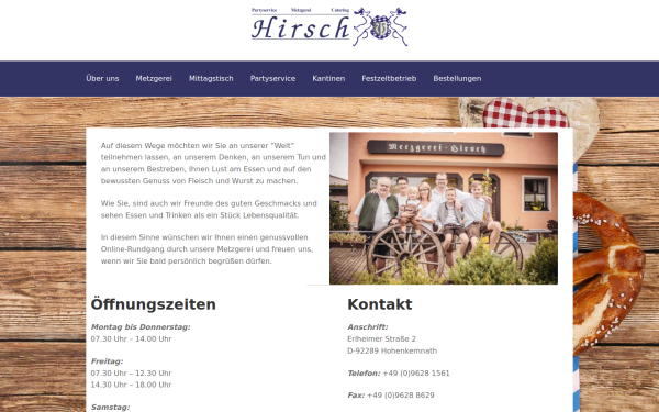 metzgerei-hirsch.de