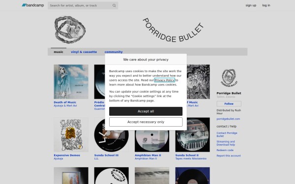 porridgebullet.bandcamp.com