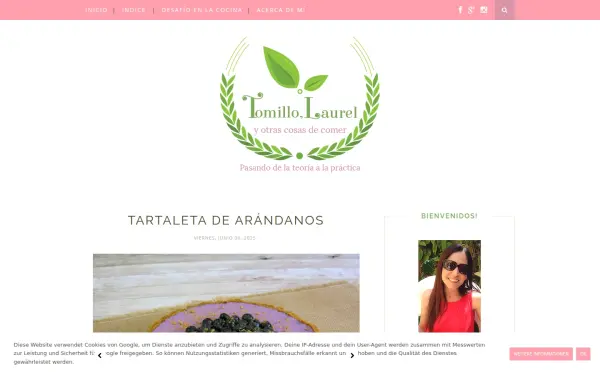 www.tomillolaurelyotrascosasdecomer.com