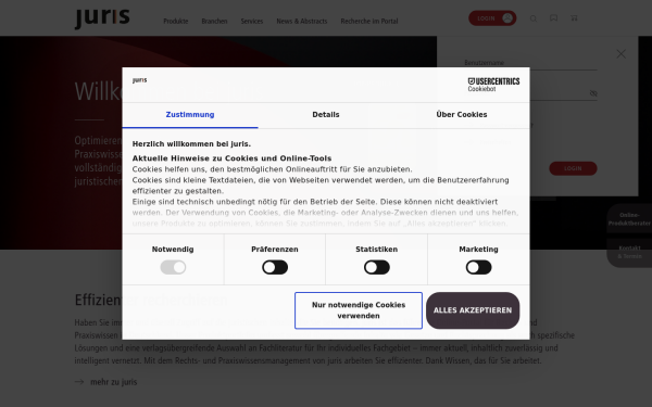 www.juris.de